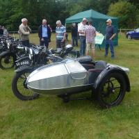 Model 46 with period sidecar